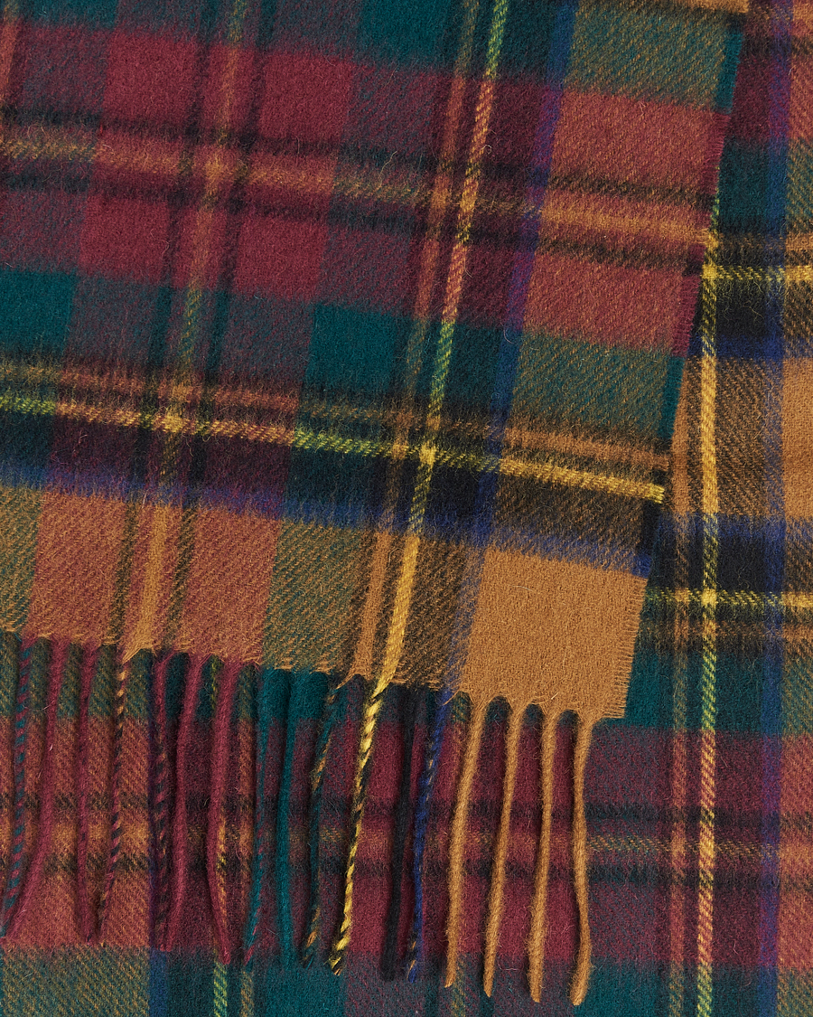 Herr |  | Barbour Lifestyle | Lambswool/Cashmere New Check Tartan Harvest Gold