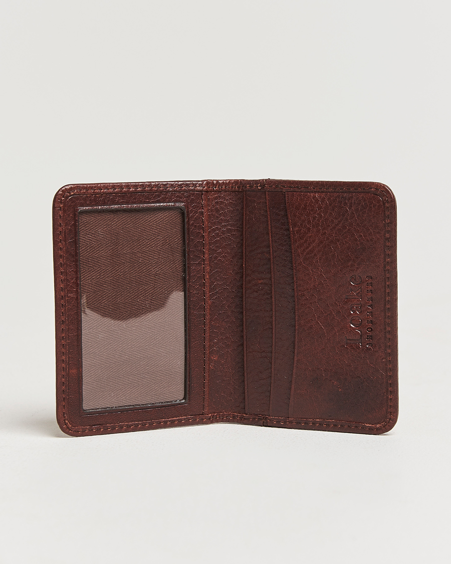 Herr |  | Loake 1880 | Fenchurch Grained Leather Card Holder Dark Brown