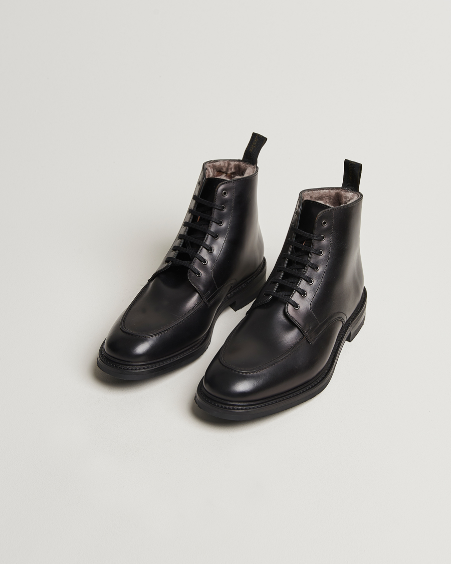 Herr |  | Loake 1880 | Gisbourne Shearling Leather Boot Black