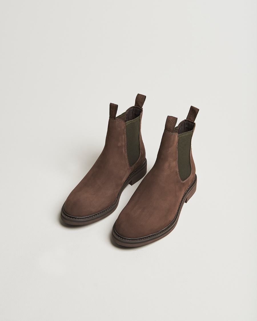 Herr |  | Loake 1880 | Ducksworth Waterproof Chelsea Boot Brown Nubuck