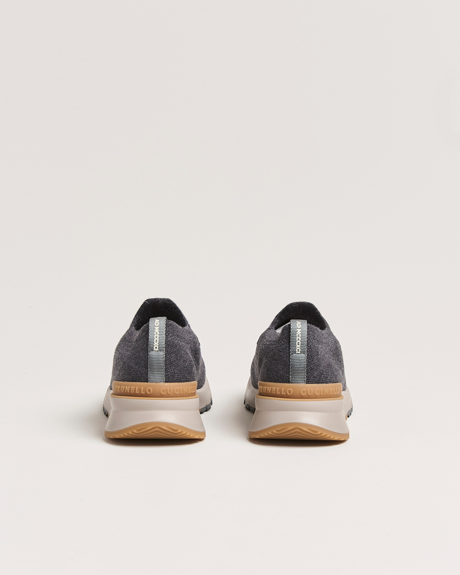 Herr |  | Brunello Cucinelli | Flannel Running Sneakers Antracite