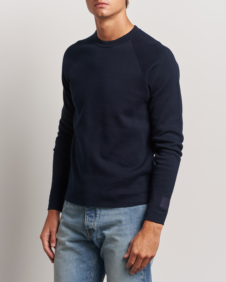 Herr |  | C.P. Company | Metropolis Cotton Crew Neck Navy