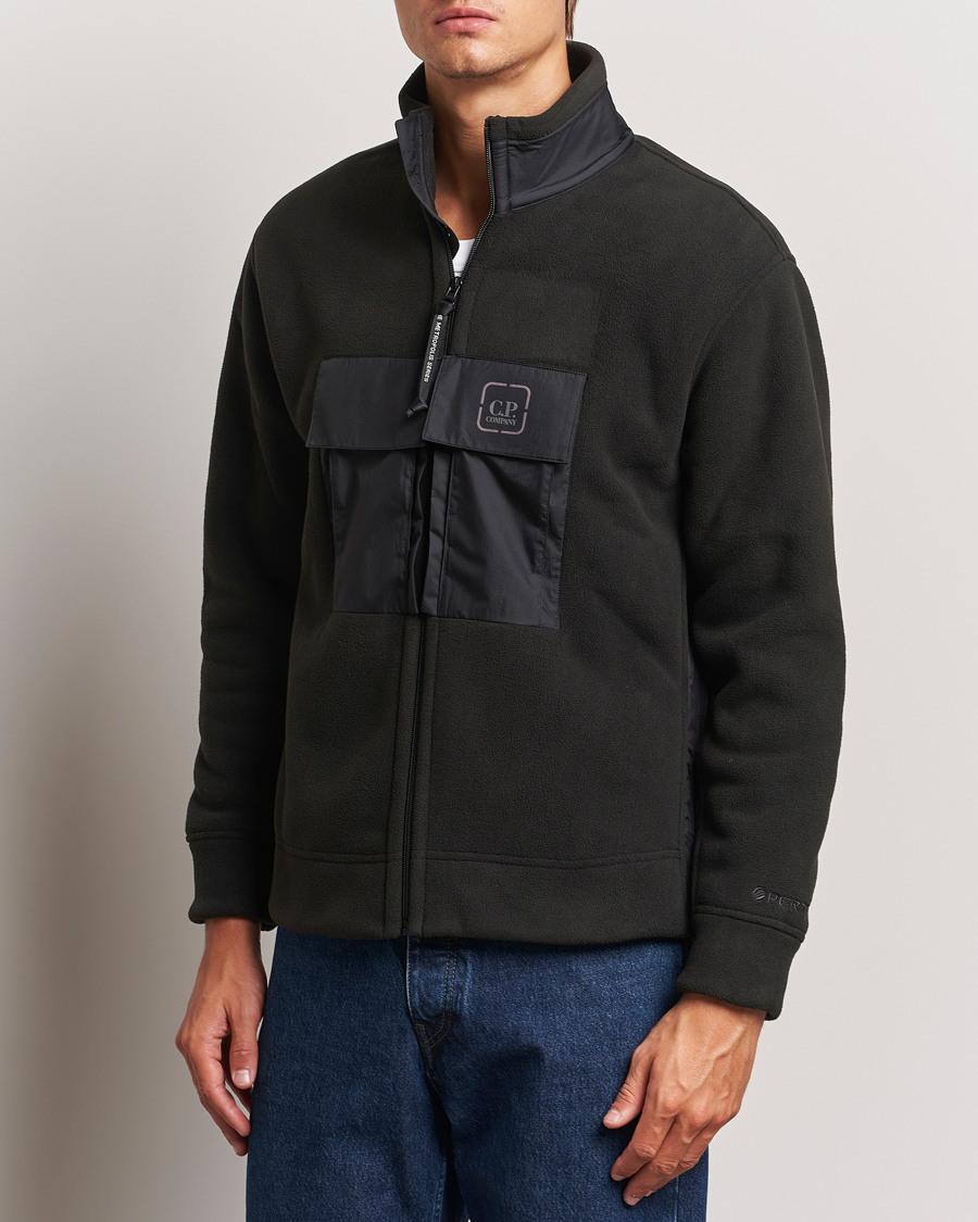 Herr |  | C.P. Company | Metropolis Polar Fleece Pertex Zip Black