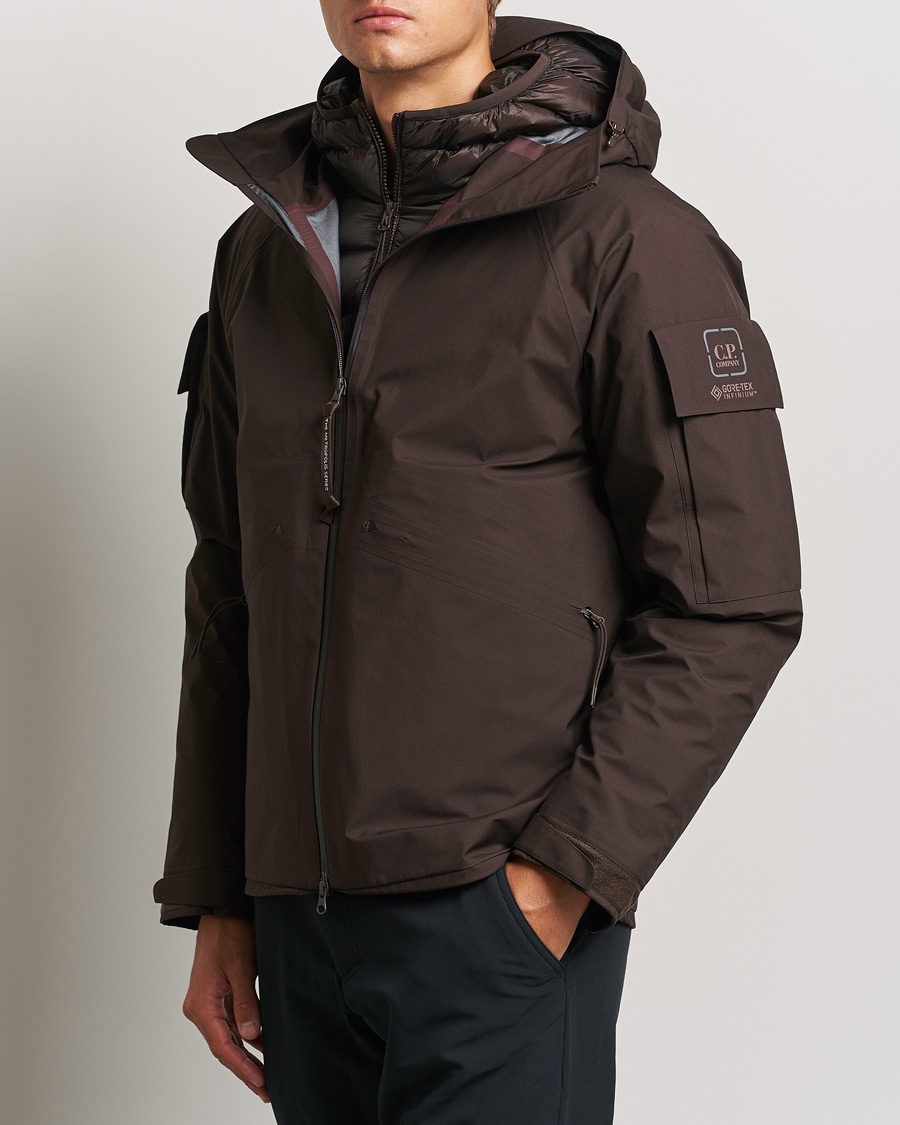 Herr |  | C.P. Company | Metropolis Gore-Tex Padded 2 in 1 Jacket Brown