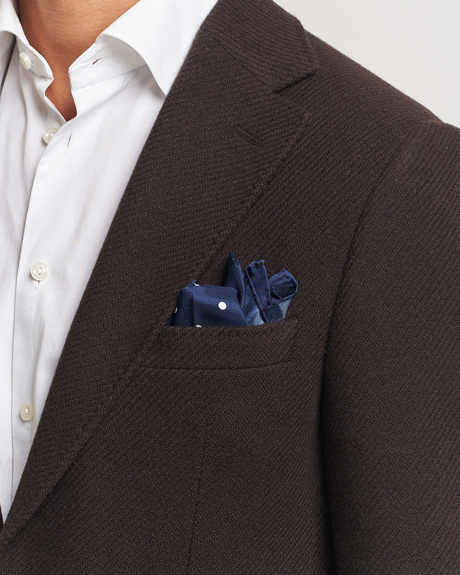 Herr |  | Morris | Dot Pocket Square Navy