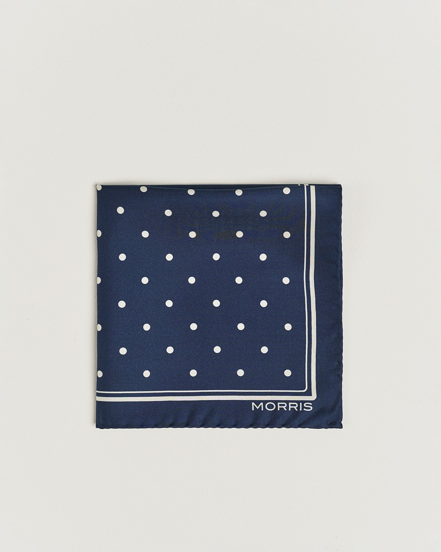 Herr |  | Morris | Dot Pocket Square Navy