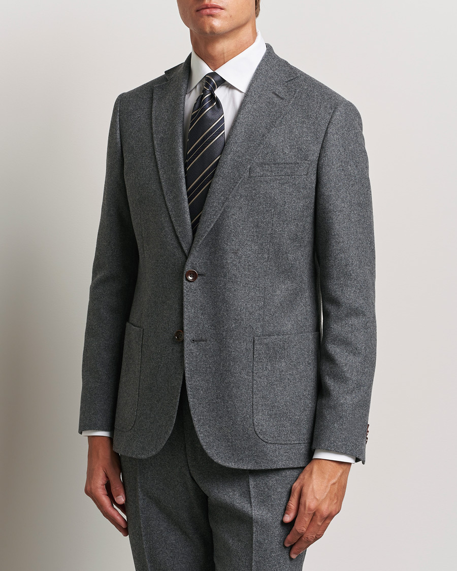 Herr |  | Morris | Flannel Wool Blazer Grey