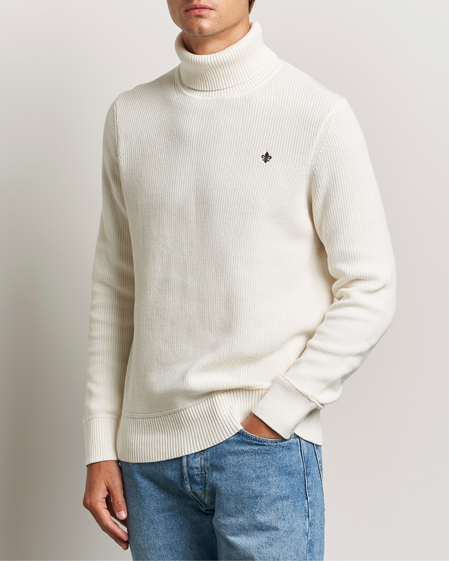 Herr | Business & Beyond - Casual | Morris | Bernard Cotton Rollneck White