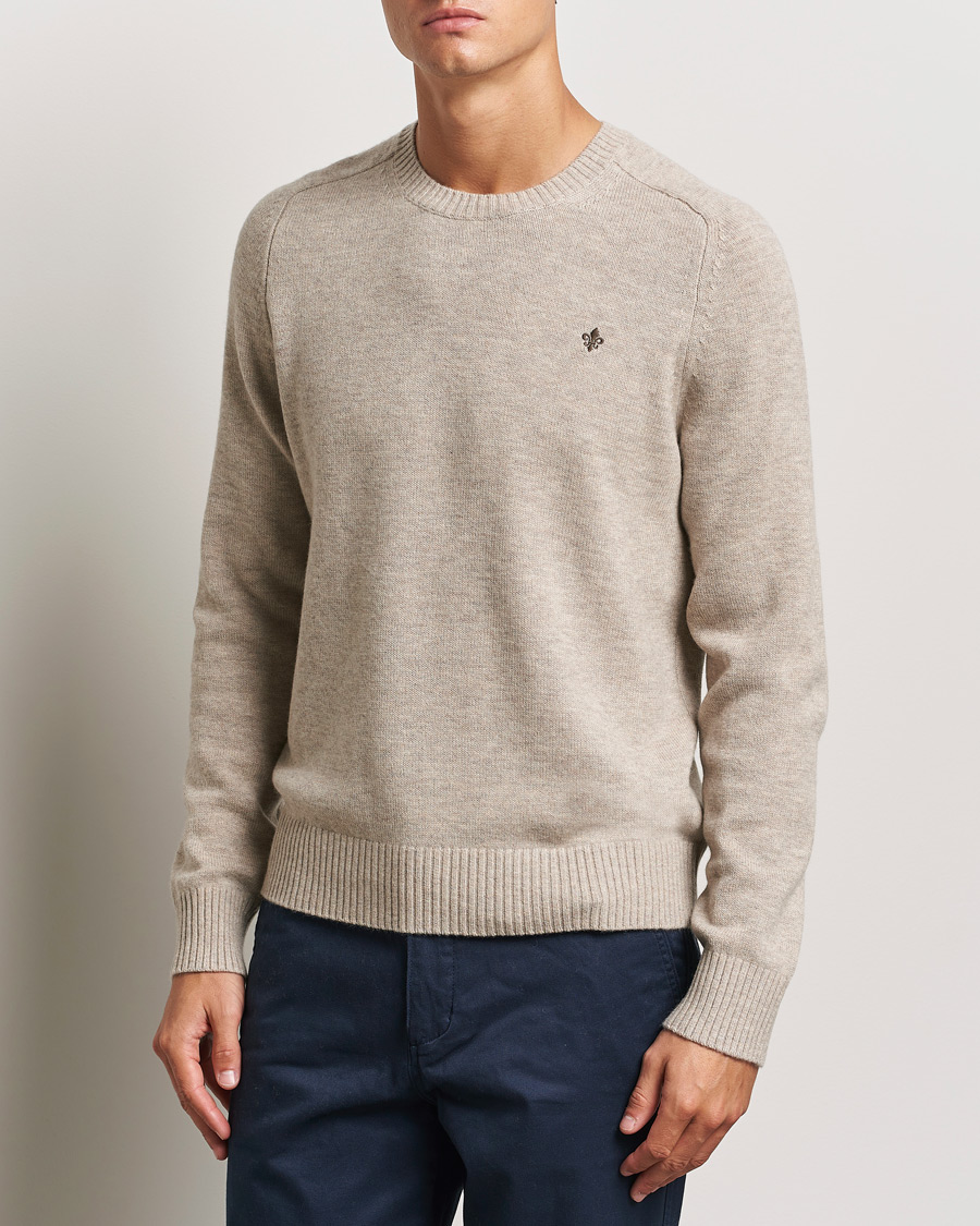 Herr |  | Morris | Hertford Merino Crew Neck Khaki