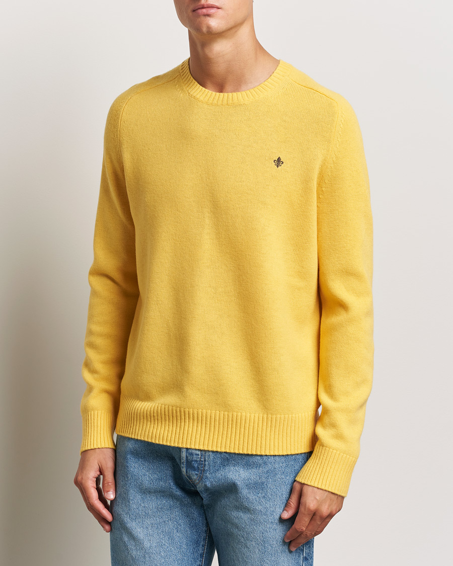 Herr |  | Morris | Hertford Merino Crew Neck Yellow