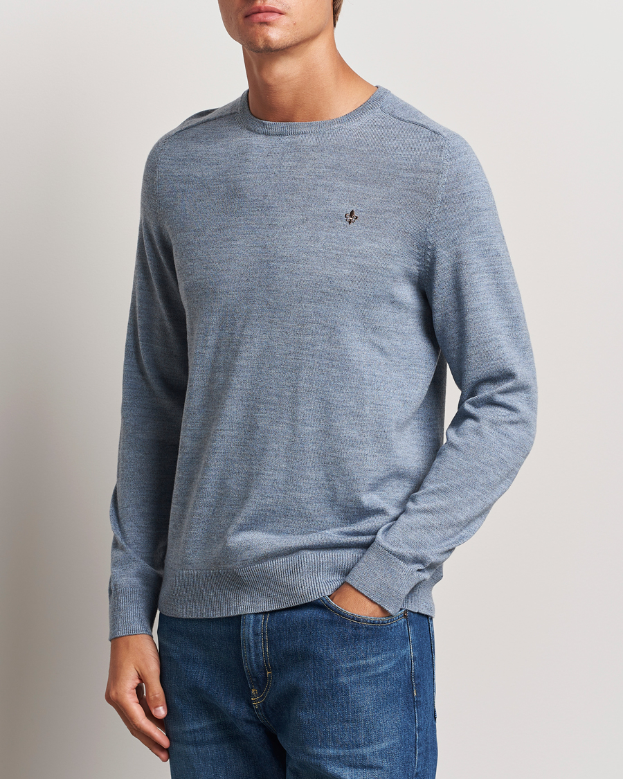 Herr |  | Morris | Merino O-neck Light Blue