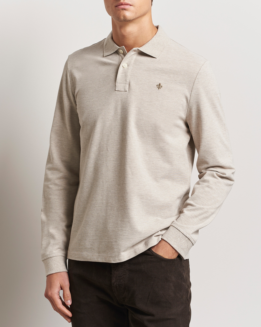 Herr |  | Morris | Camden Long Sleeve Polo Khaki