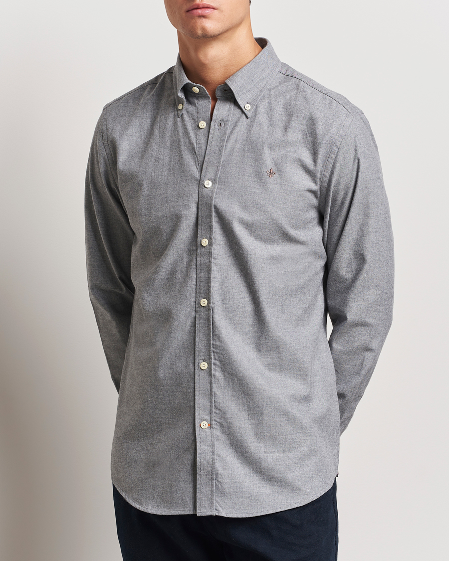 Herr |  | Morris | Watts Flannel Shirt Grey