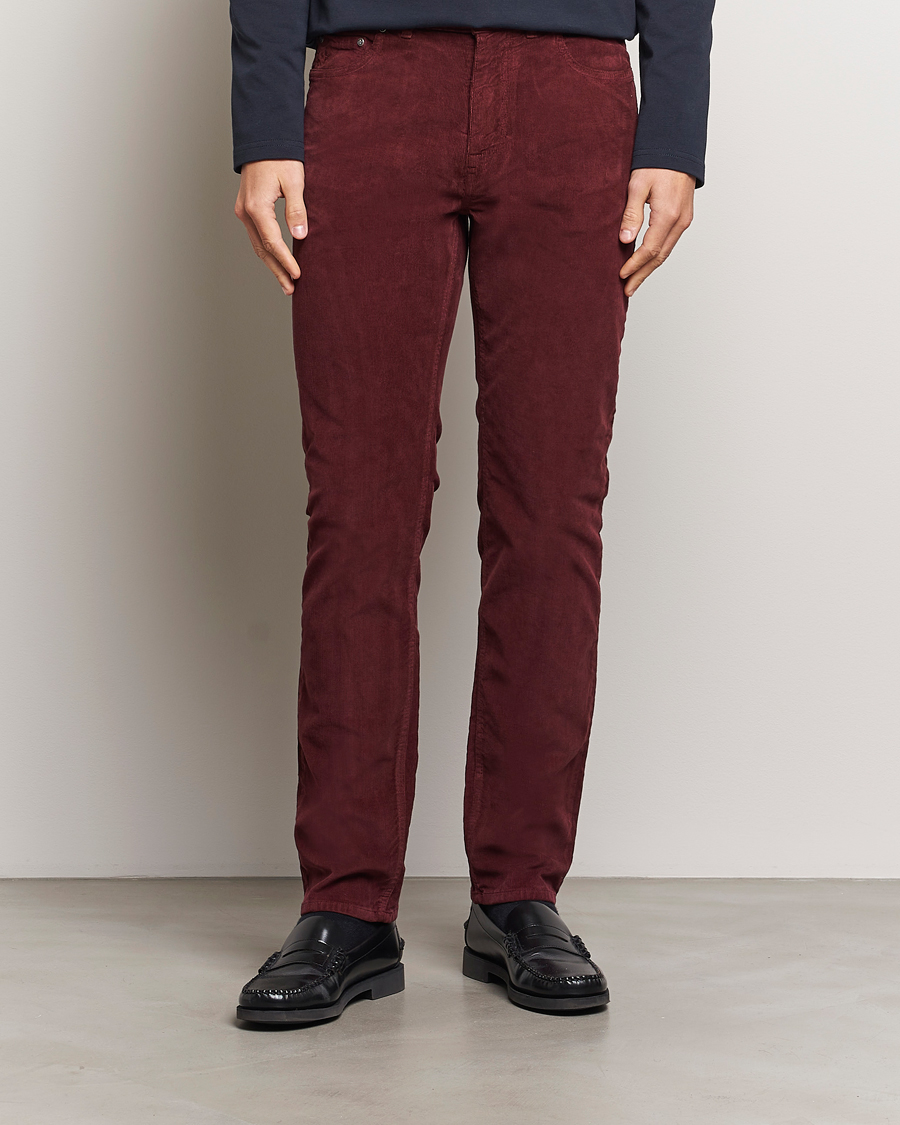 Herr |  | Morris | James Corduroy 5-Pocket Pant Wine Red