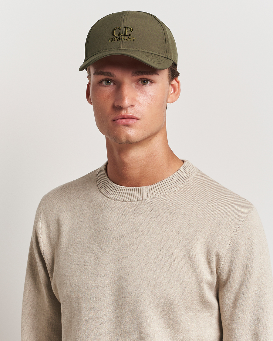 Herr |  | C.P. Company | CP Shell Baseball Cap Olive