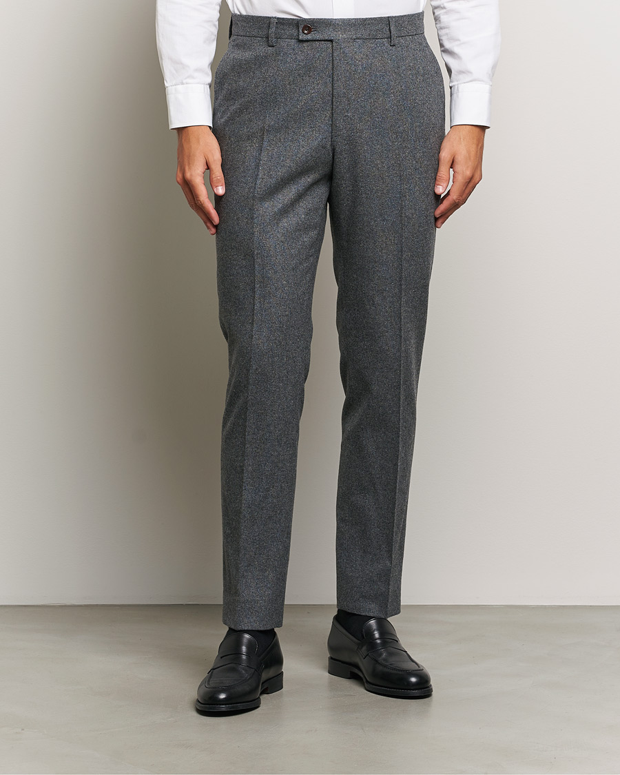 Herr |  | Morris Heritage | Flannel Suit Trousers Grey