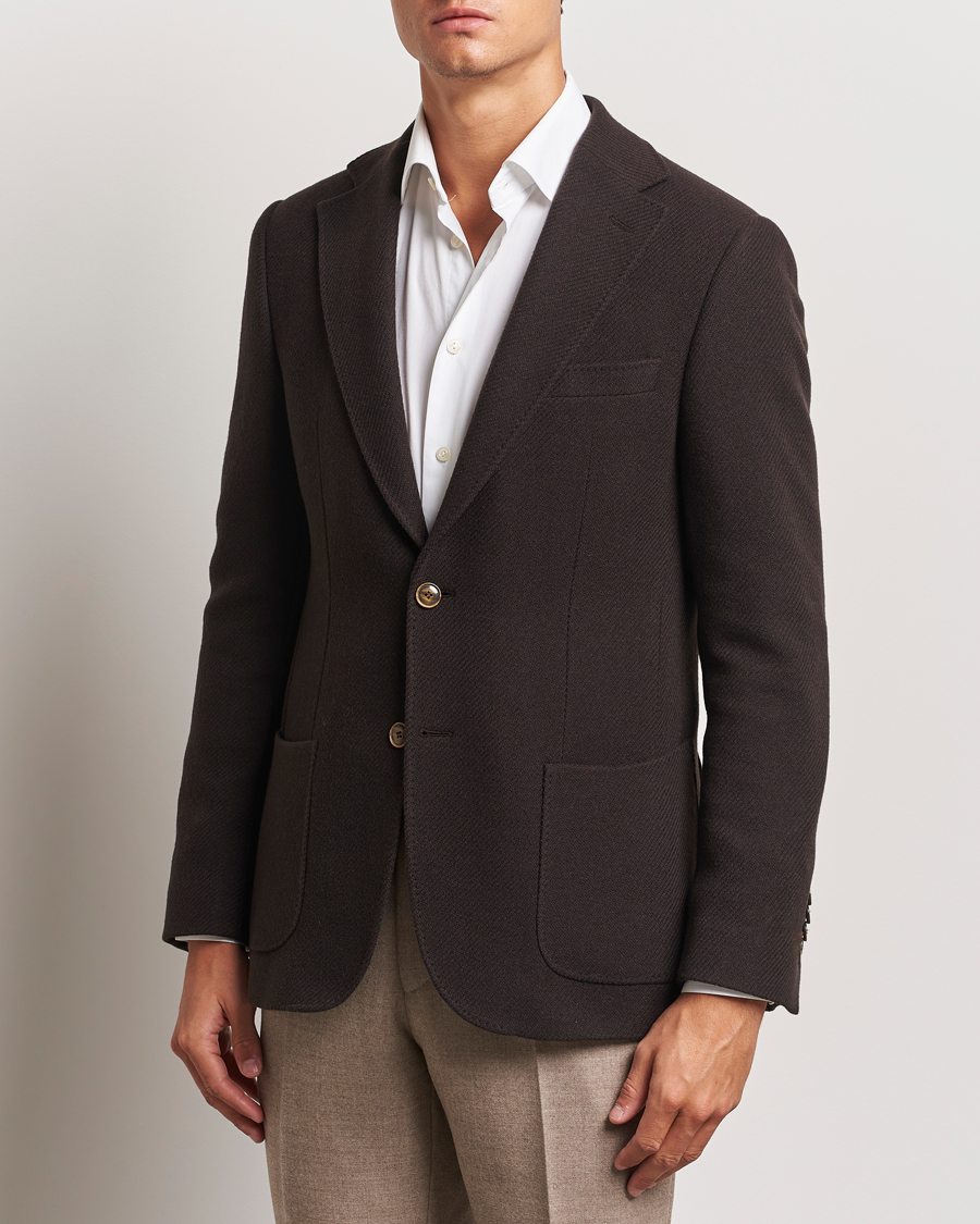 Herr |  | Morris Heritage | Soft Lambswool Blazer Brown