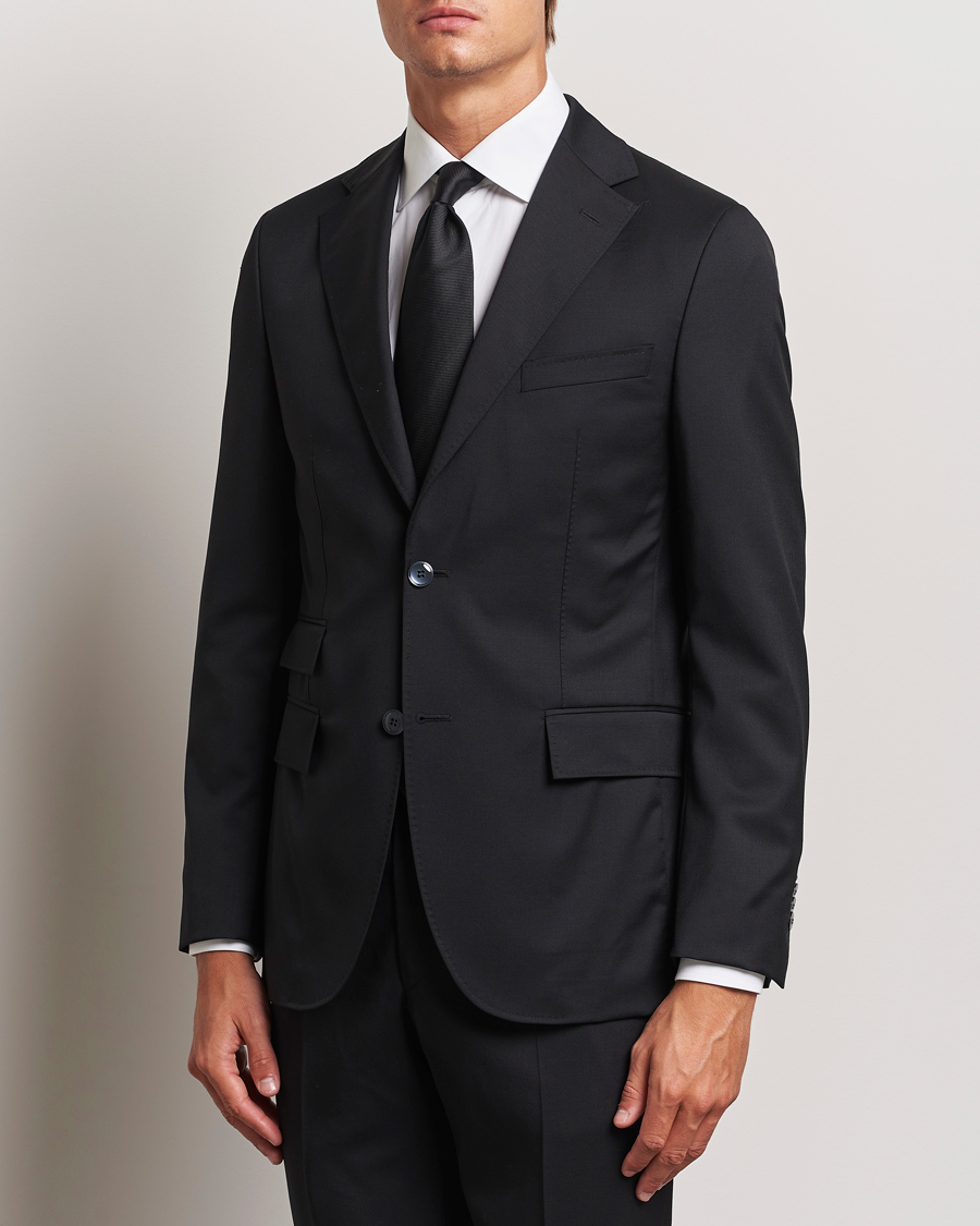 Herr | Business & Beyond - Formal | Morris Heritage | Prestige Wool Suit Blazer Black