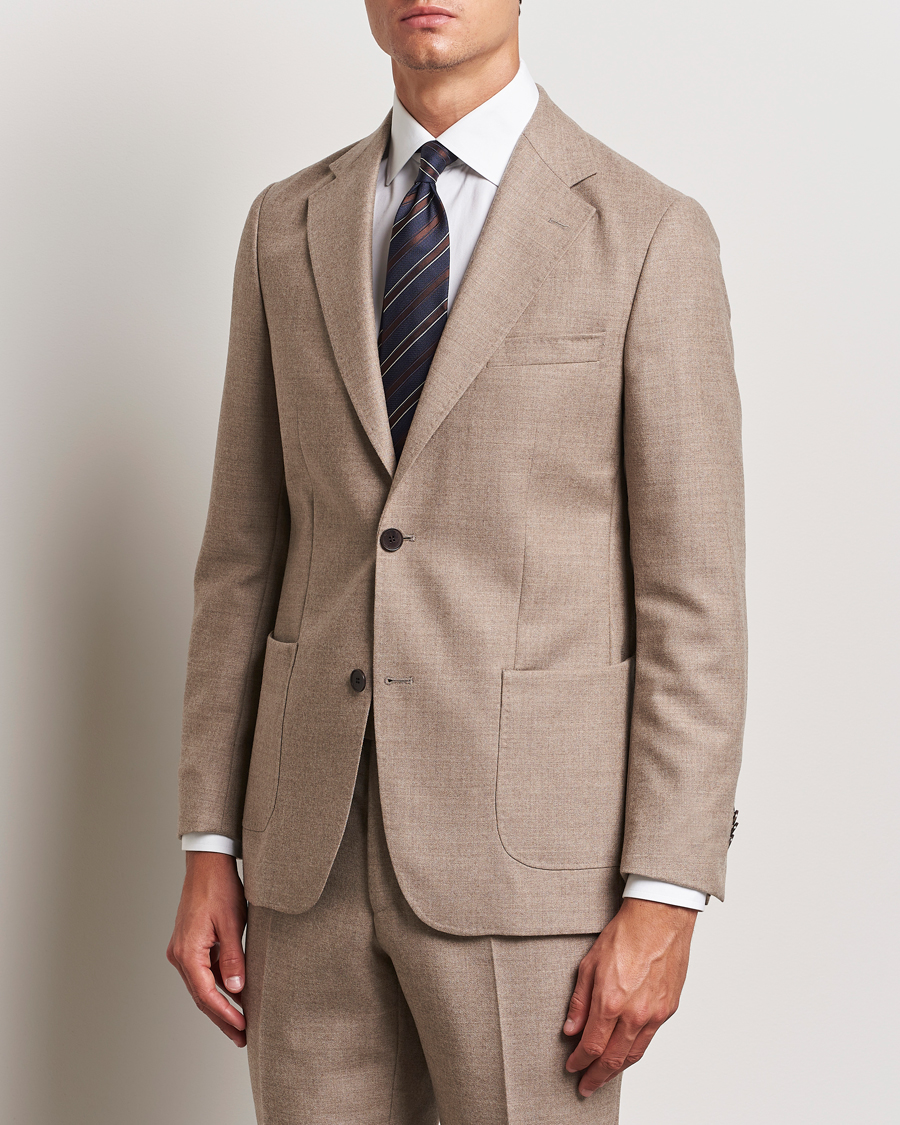 Herr | Business & Beyond - Formal | Morris Heritage | Prestige Flannel Blazer Khaki