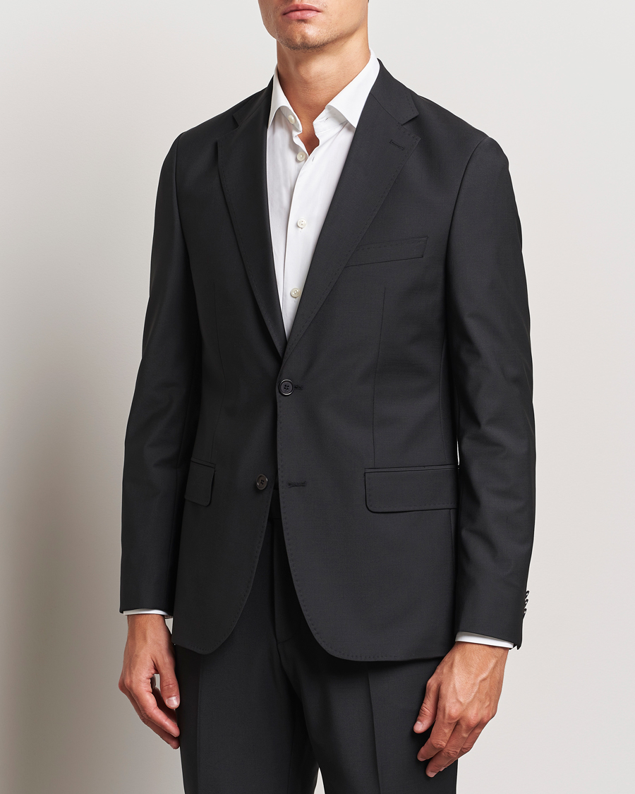 Herr | Business & Beyond - Formal | Morris Heritage | Morris Wool Suit Blazer Black