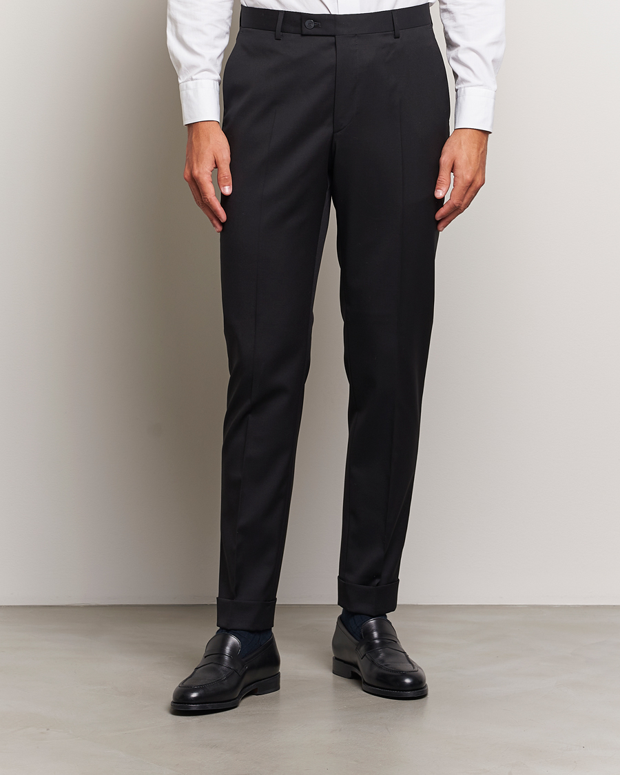 Herr | Business & Beyond - Formal | Morris Heritage | Morris Prestige Wool Suit Trousers Black