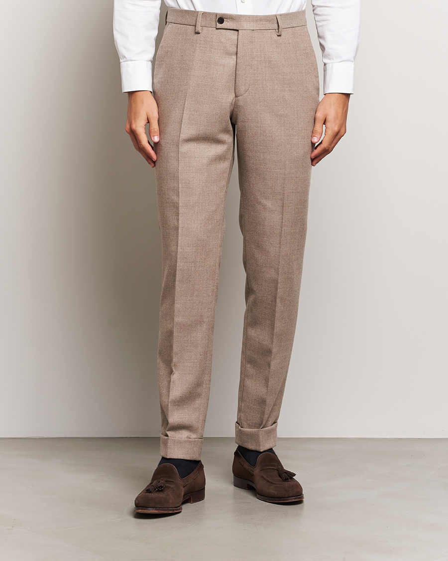 Herr | Business & Beyond - Formal | Morris Heritage | Morris Prestige Flannel Trousers Khaki