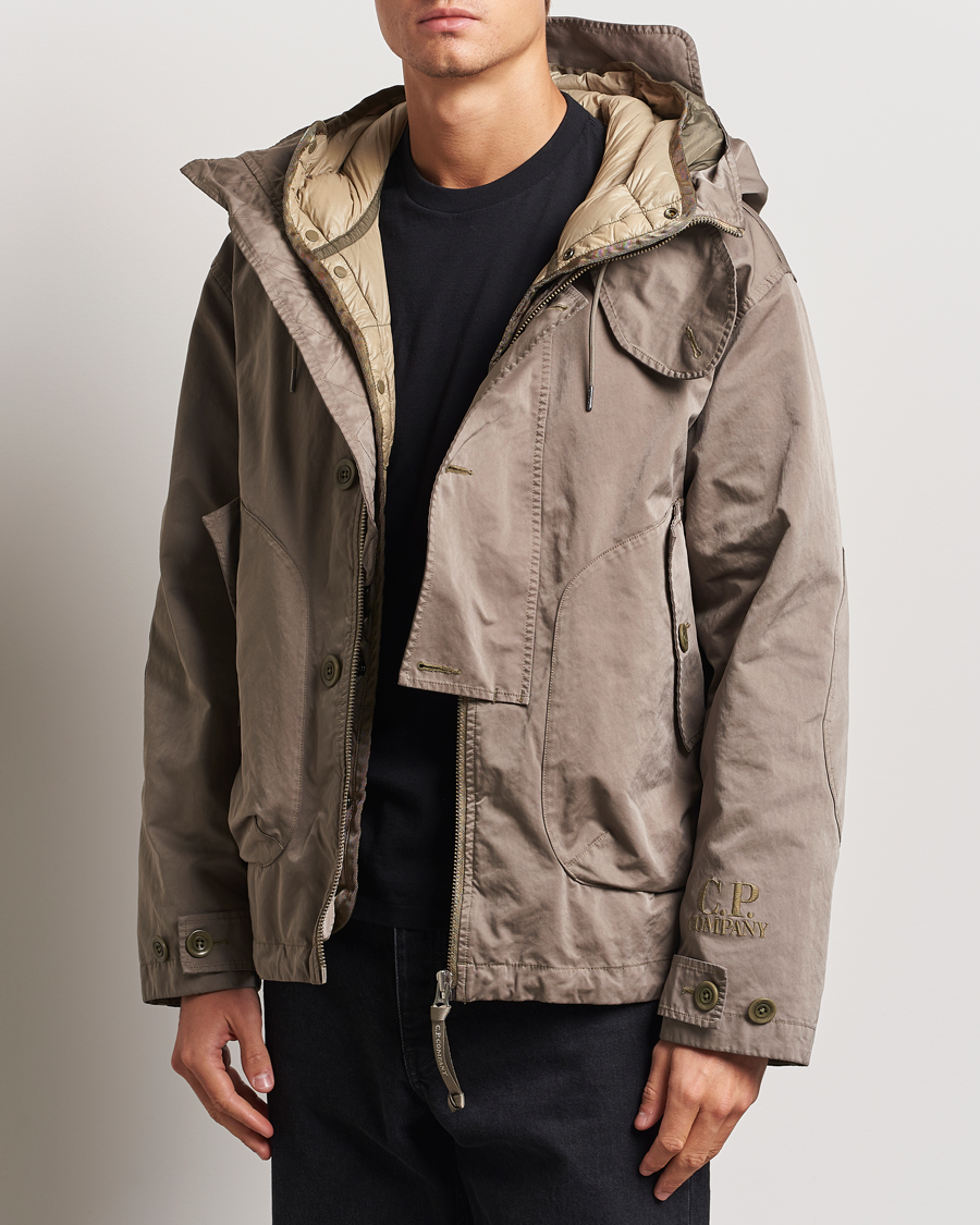 Herr |  | C.P. Company | Micro Kei Padded Jacket Dark Taupe