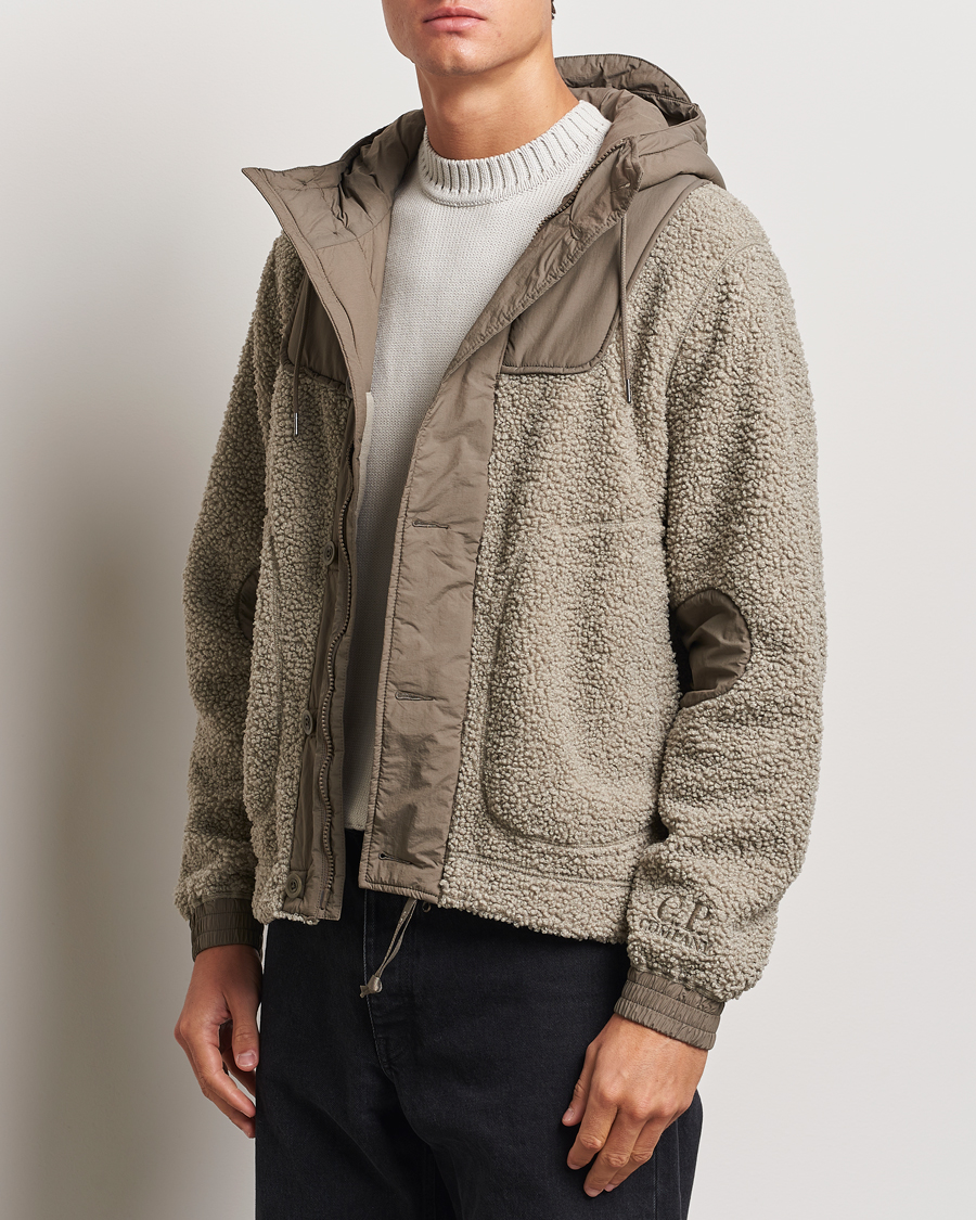 Herr |  | C.P. Company | Polar Shell Fleece Jacket Beige