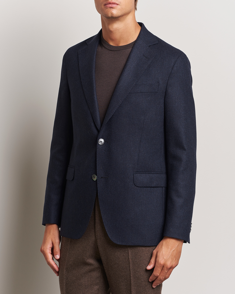 Herr | Business & Beyond - Formal | Oscar Jacobson | Fogerty Flannel Blazer Navy