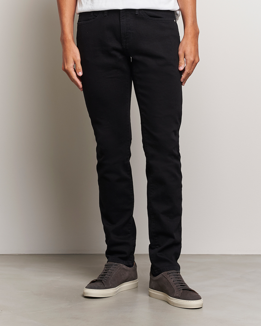 Herr | Svarta jeans | FRAME | L´Homme Slim Stretch Jeans Noir