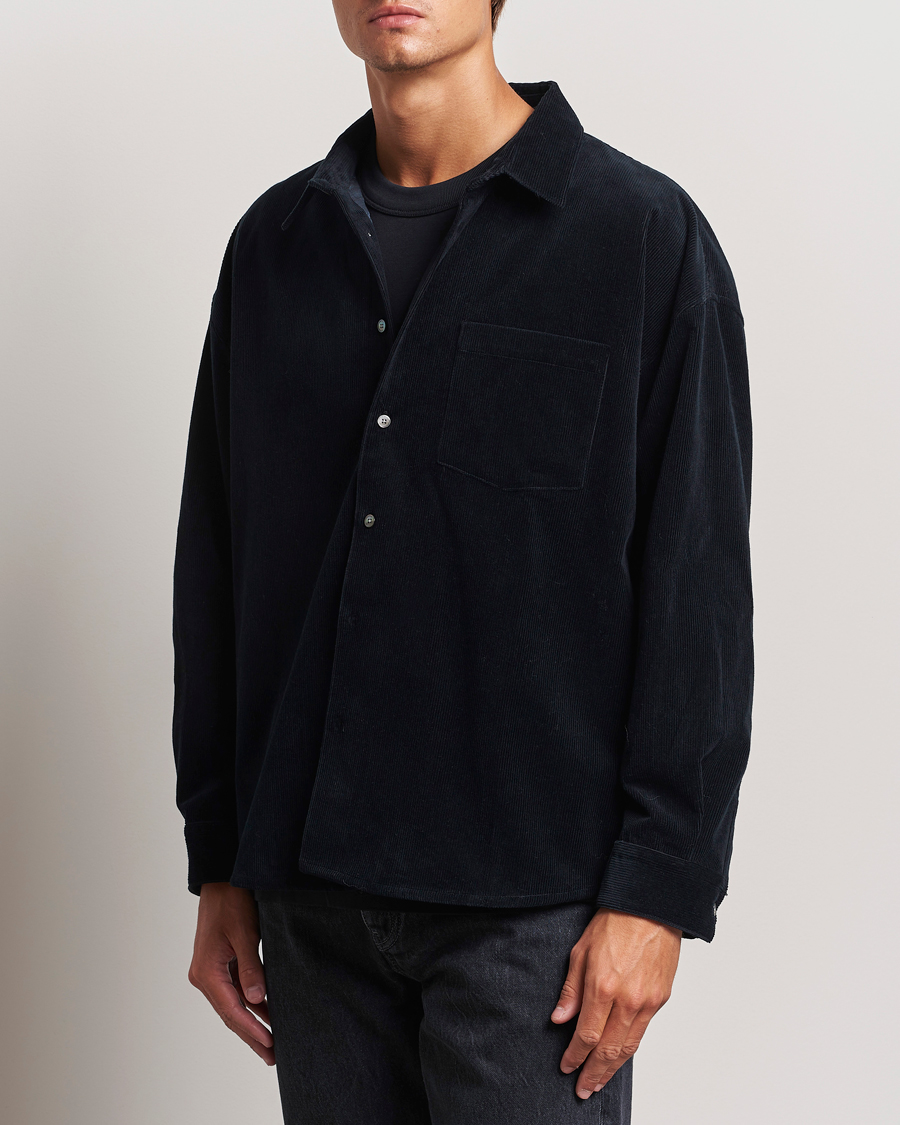 Herr |  | FRAME | Relaxed Corduroy Overshirt Dark Navy