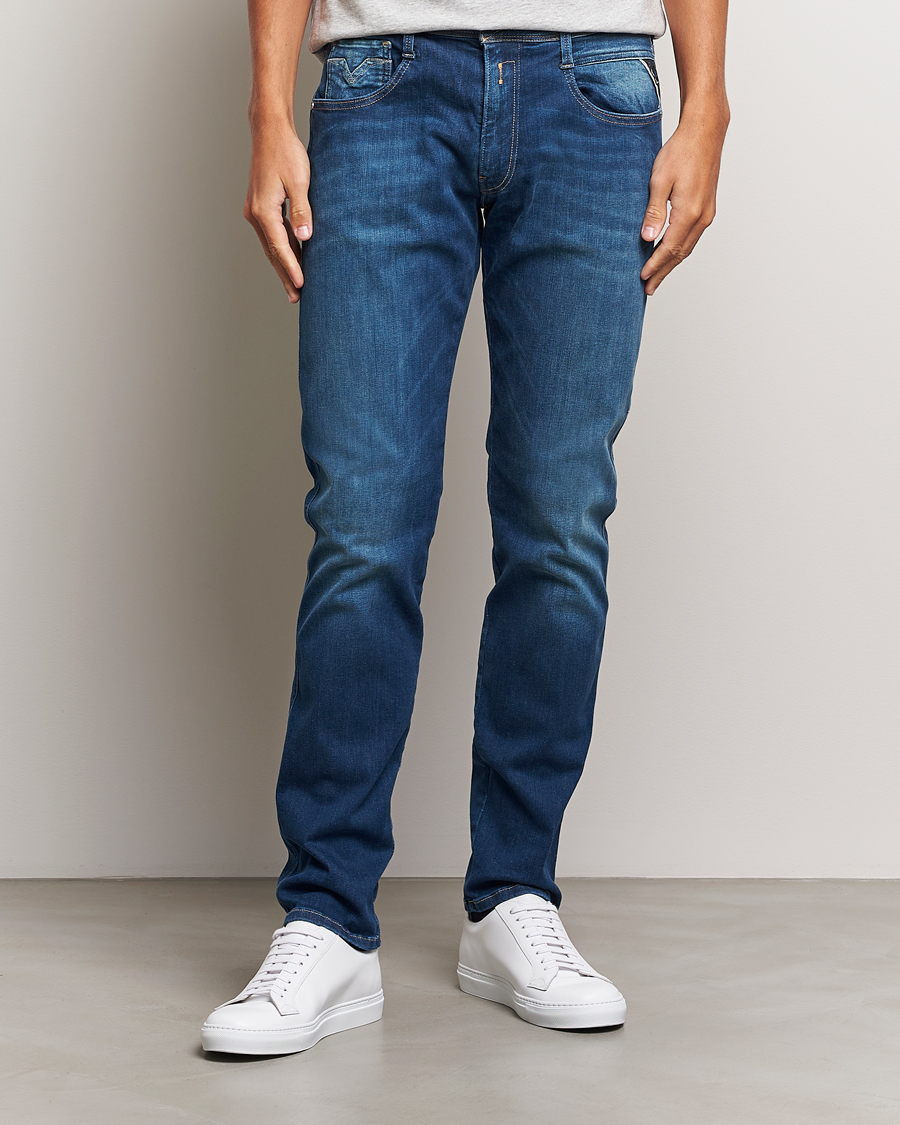 Herr | Kläder | Replay | Anbass Hyperflex Eco Plus Jeans Medium Blue