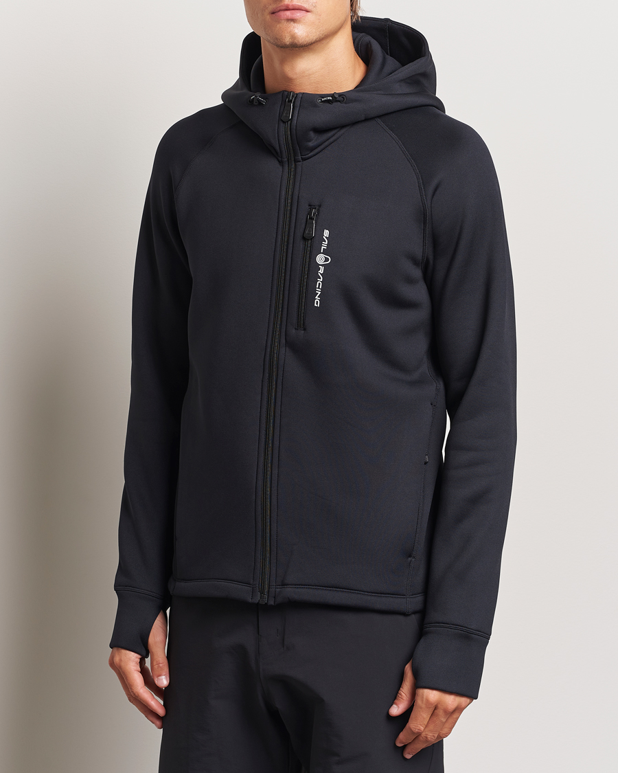 Herr |  | Sail Racing | Spray Powerstretch Full Zip Hoodie Carbon