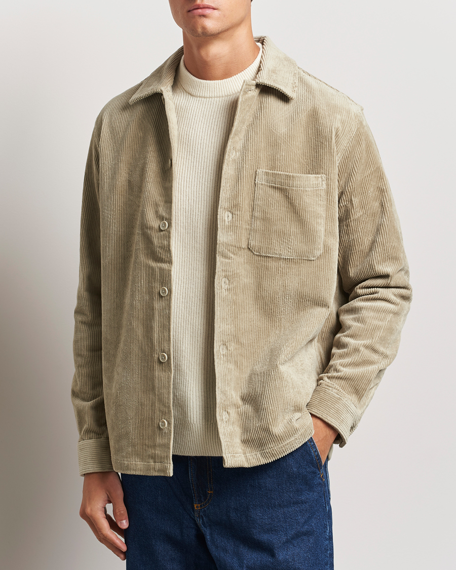 Herr |  | Samsøe Samsøe | Damon Corduroy Overshirt Abbey Stone