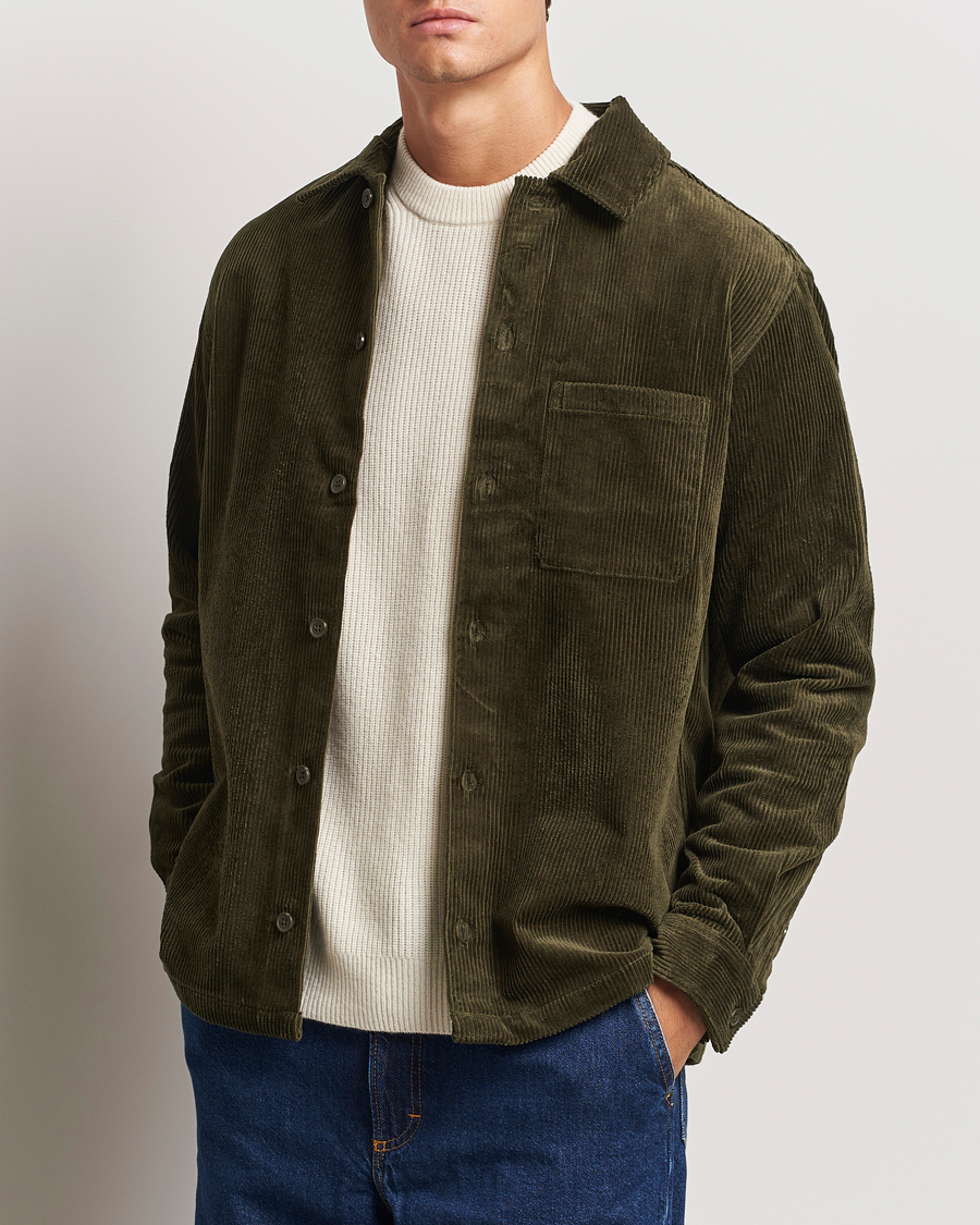 Herr |  | Samsøe Samsøe | Damon Corduroy Overshirt Forest Night