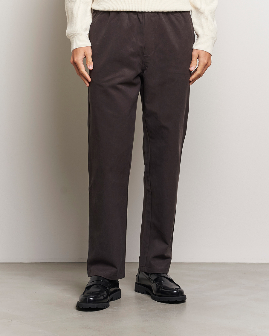 Herr |  | Samsøe Samsøe | Jabari Drawstring Trousers Chocolate Brown