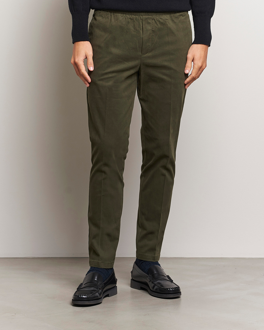 Herr |  | Samsøe Samsøe | Smith Drawstring Trousers Forest Night