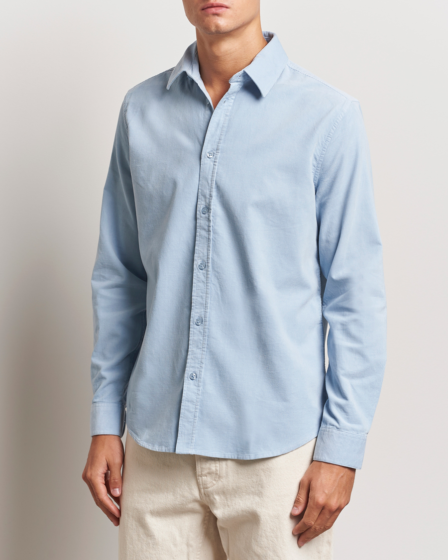 Herr |  | Samsøe Samsøe | Liam Baby Cord Shirt Subdued Blue