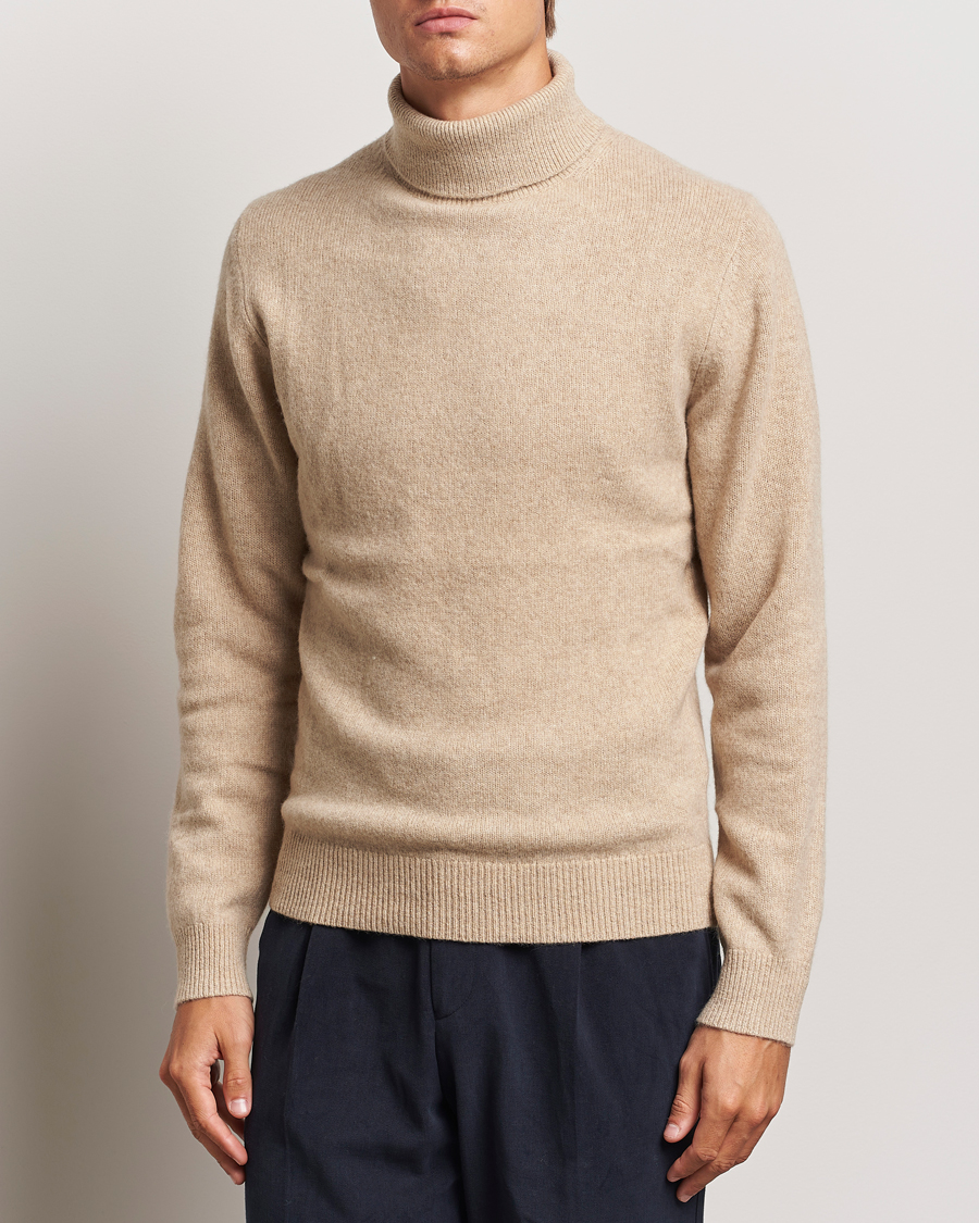 Herr |  | Stenströms | Knitted Yak/Merino Rollneck Beige