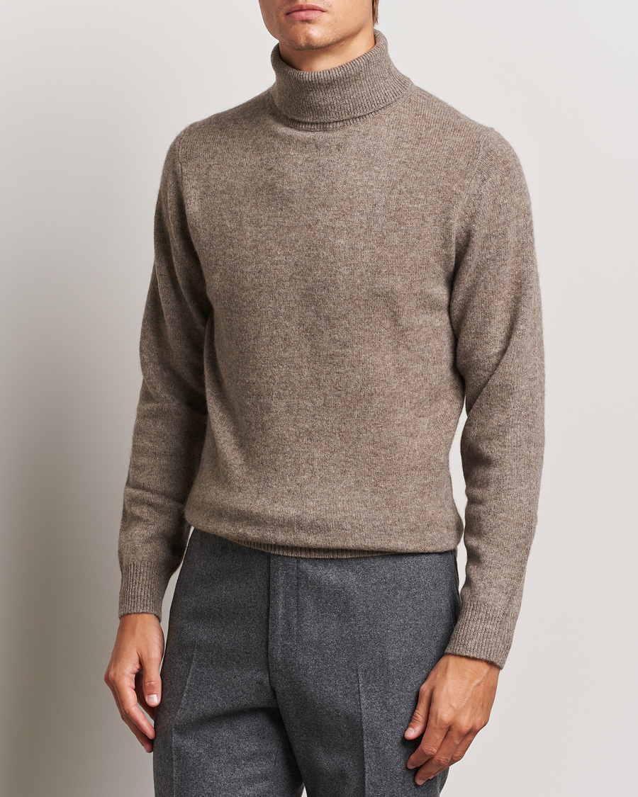 Herr |  | Stenströms | Knitted Yak/Merino Rollneck Brown