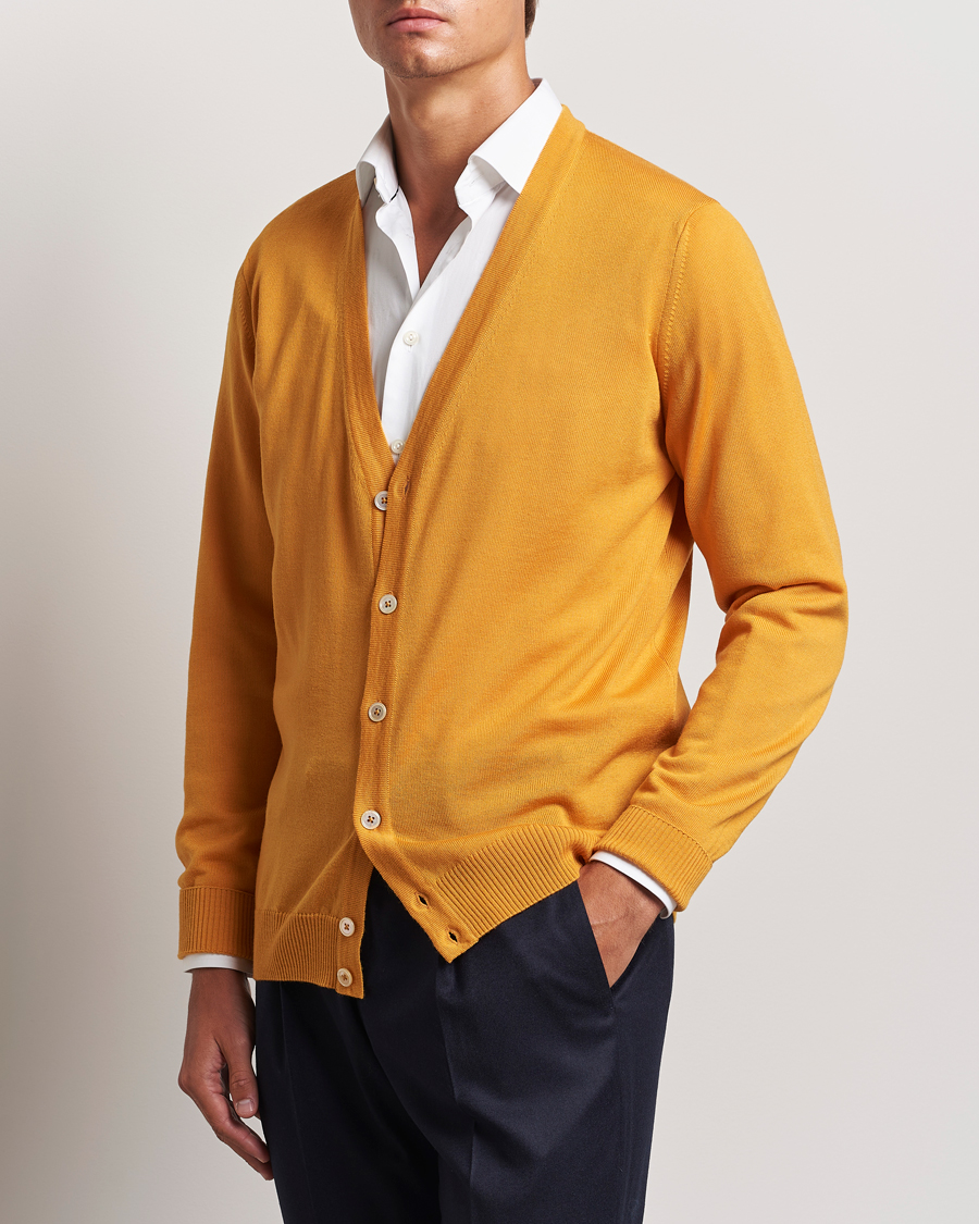 Herr |  | Stenströms | Merino Cardigan Yellow