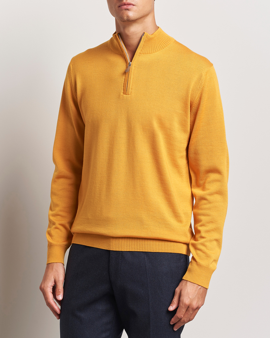 Herr |  | Stenströms | Merino Half Zip Yellow