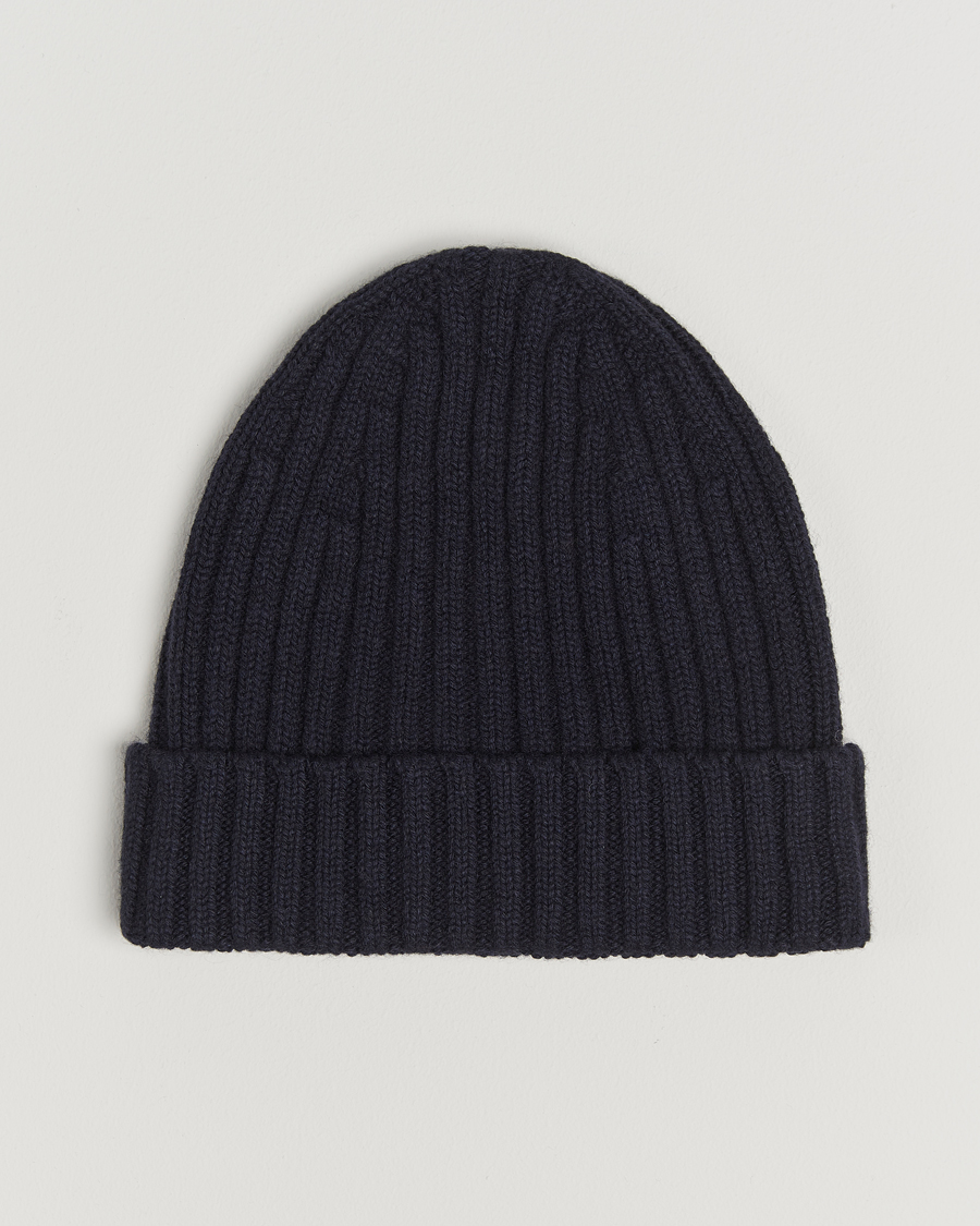 Herr |  | Stenströms | Ribbed Cotton/Cashmere Hat Grey