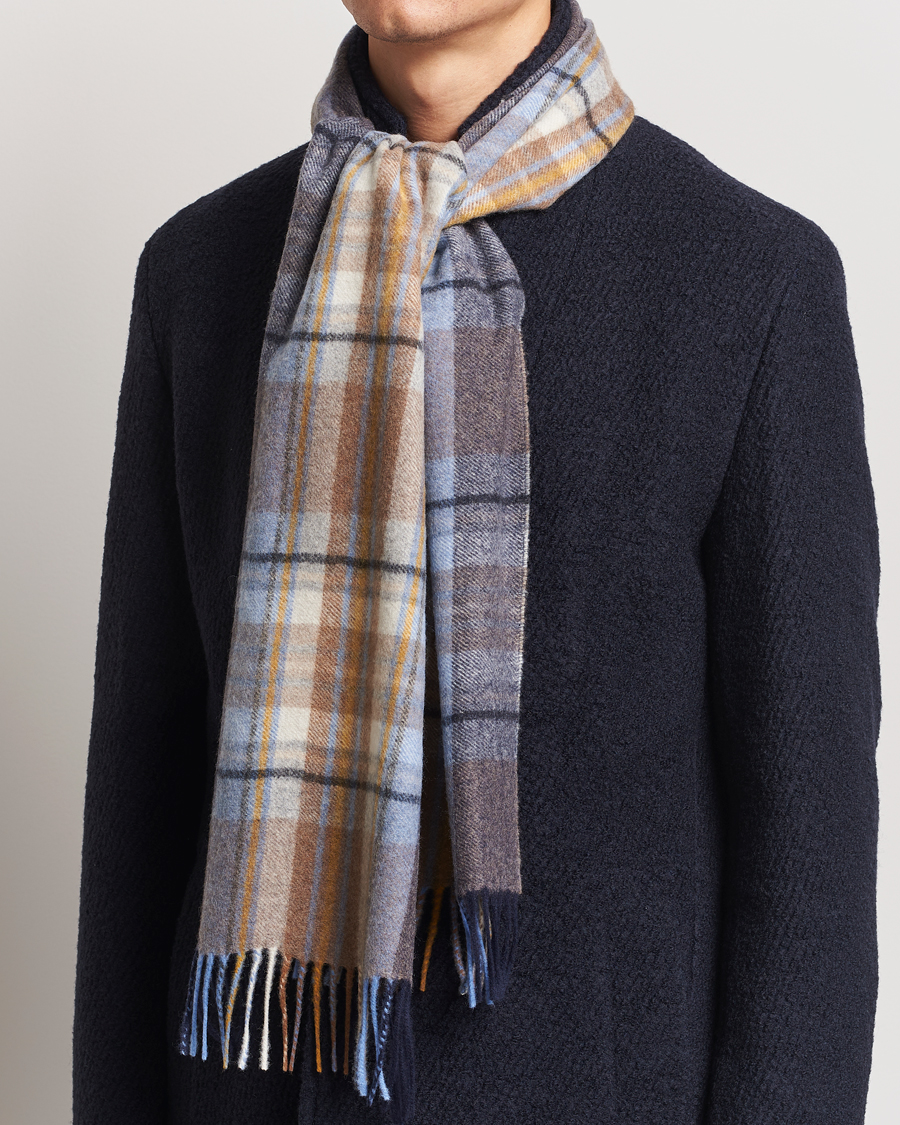 Herr |  | Stenströms | Wool/Cashmere Checked Scarf Multi