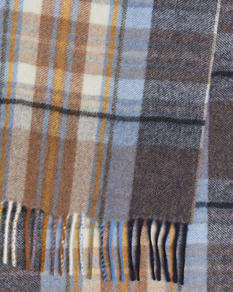 Herr |  | Stenströms | Wool/Cashmere Checked Scarf Multi