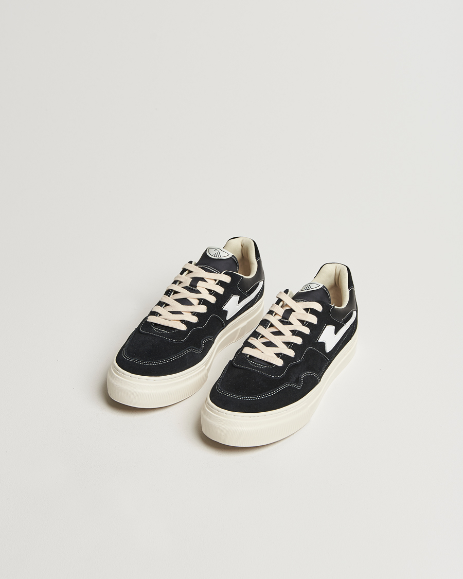 Herr |  | Stepney Workers Club | Pearl S-Strike Suede Sneaker Black White