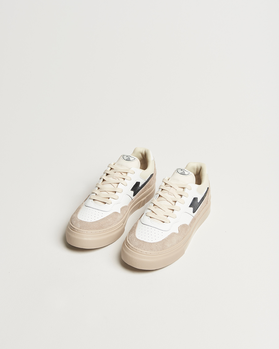 Herr |  | Stepney Workers Club | Pearl S-Strike Leather/Suede Sneaker Winter White