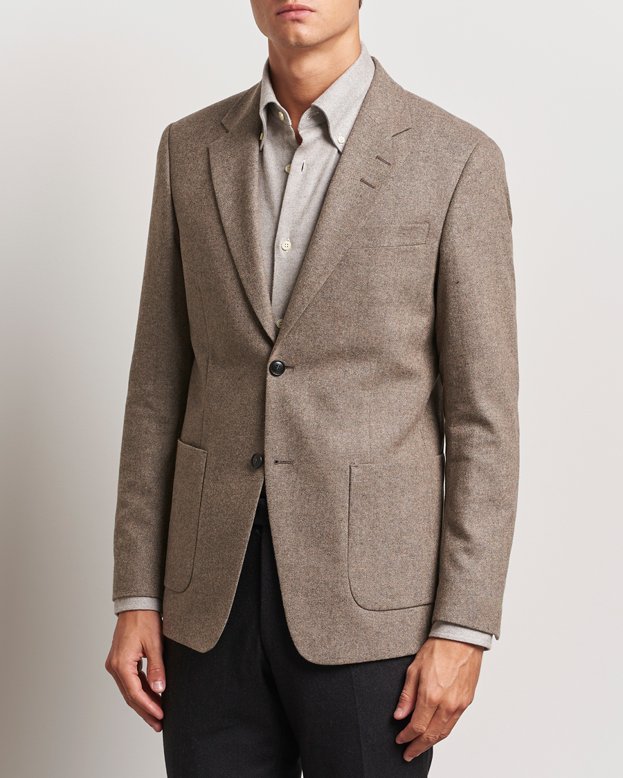 Herr | Kavaj | Tiger of Sweden | Justin Brushed Wool Blazer Burlywood