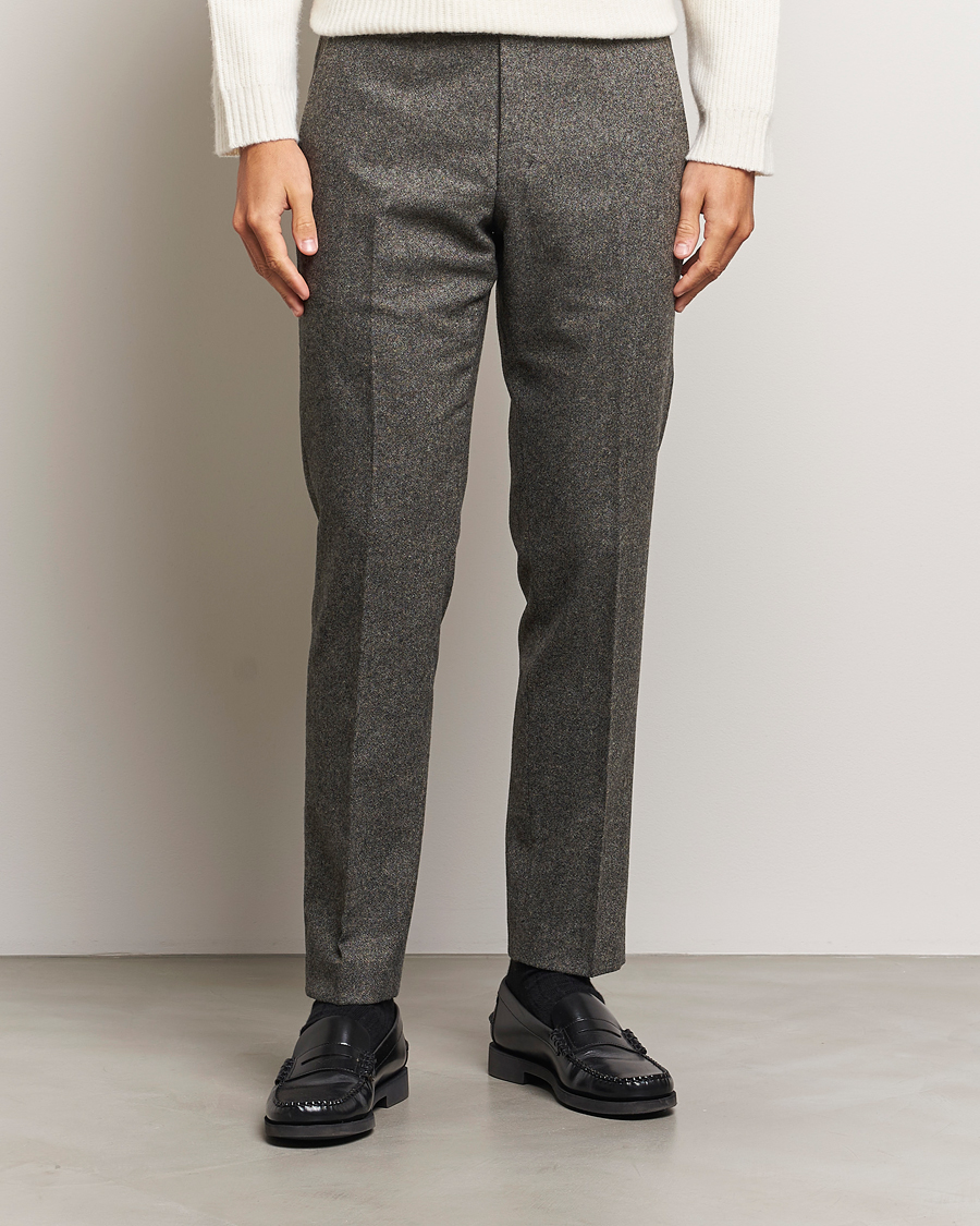 Herr |  | Tiger of Sweden | Tenuta Brushed Wool Trousers Turkish Coffee