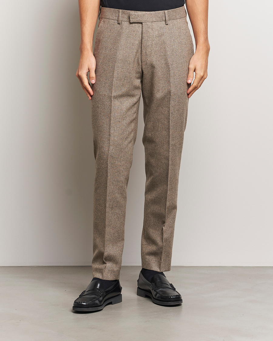 Herr |  | Tiger of Sweden | Tenuta Brushed Wool Trousers Burlywood